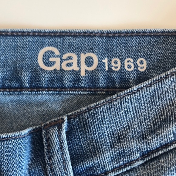 Gap Girlfriend Straight Leg Jeans 28r - Picture 5 of 8